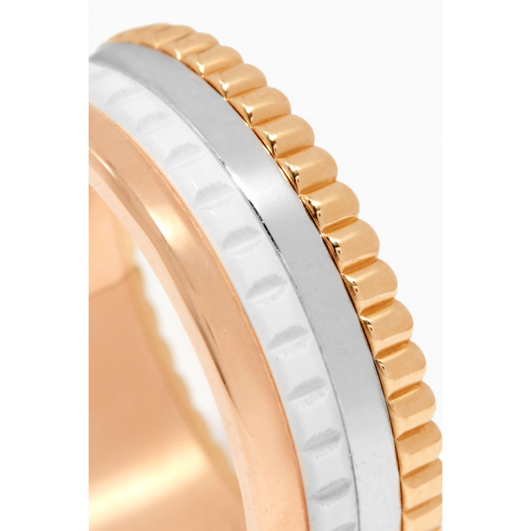 Boucheron - Yellow, White & Rose-Gold Ceramic Small Quatre Ring