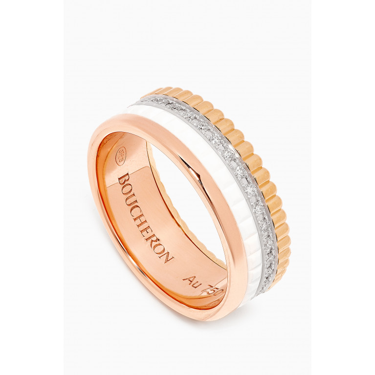 Boucheron - Quatre White Edition Small Diamond Ring in 18kt Gold