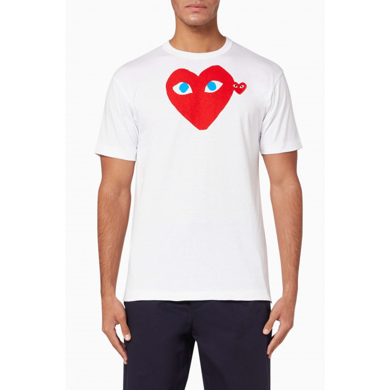 Comme des Garçons PLAY - Heart Eyes Cotton T-Shirt