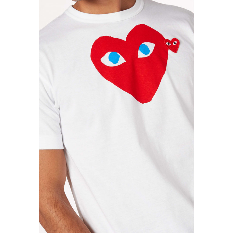 Comme des Garçons PLAY - Heart Eyes Cotton T-Shirt
