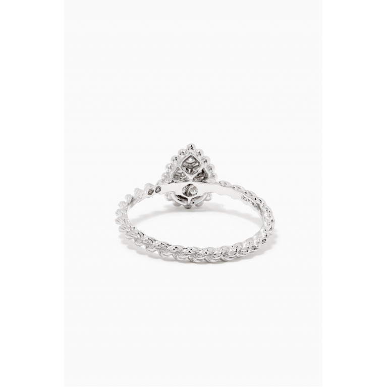Boucheron - Serpent Bohème XS Motif Diamond Ring in 18kt White Gold