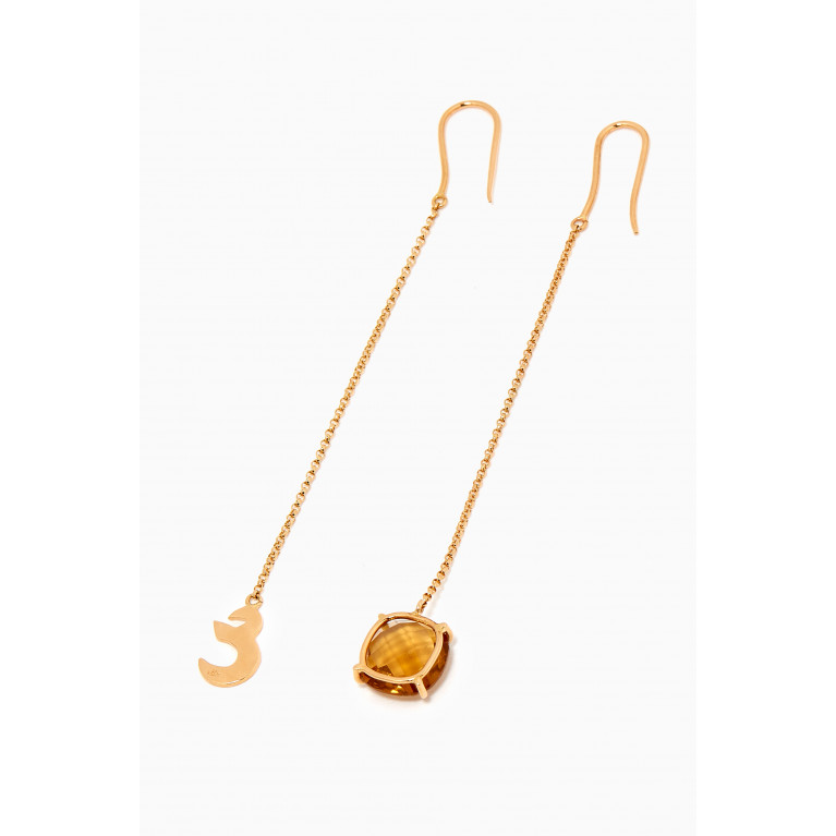 Bil Arabi - "EIN" Hook Earrings in 18kt Gold