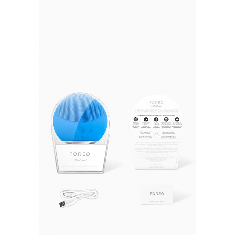 Foreo - Aquamarine LUNA™ Mini 2 Facial Cleansing Brush
