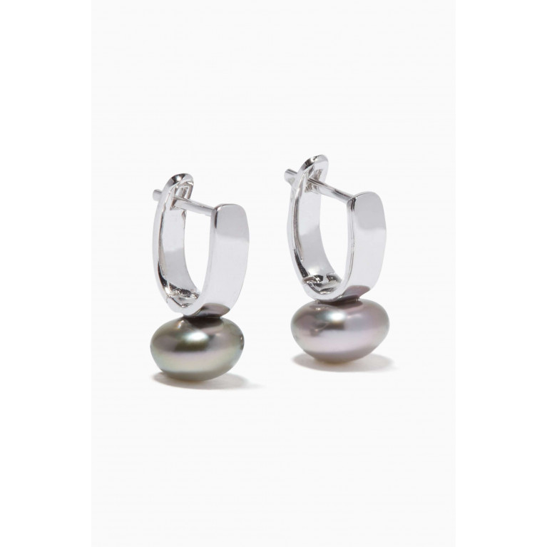Robert Wan - White-Gold Akila Pearl Earrings