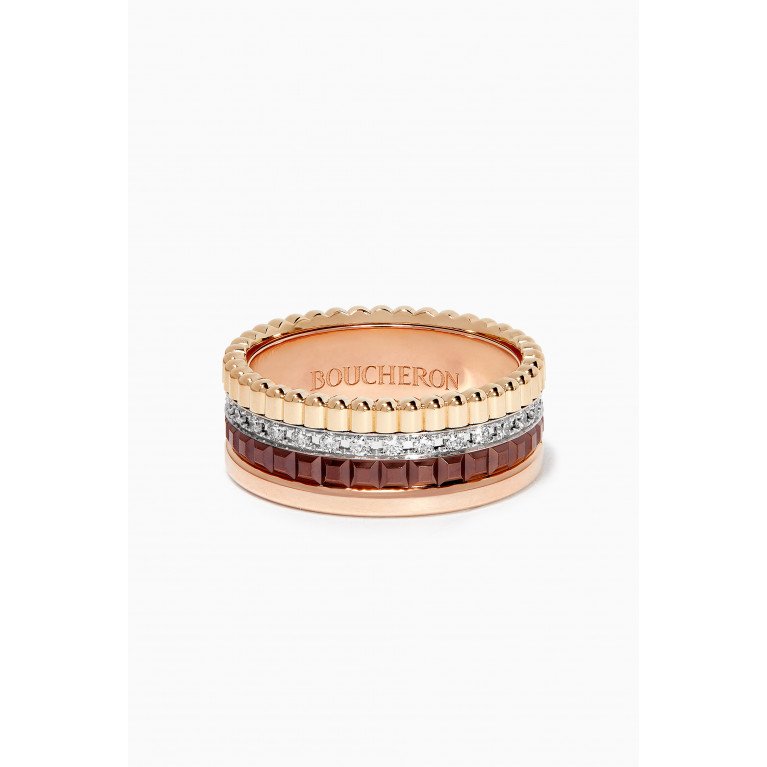 Boucheron - Quatre Classique Small Diamond Ring in 18kt Gold