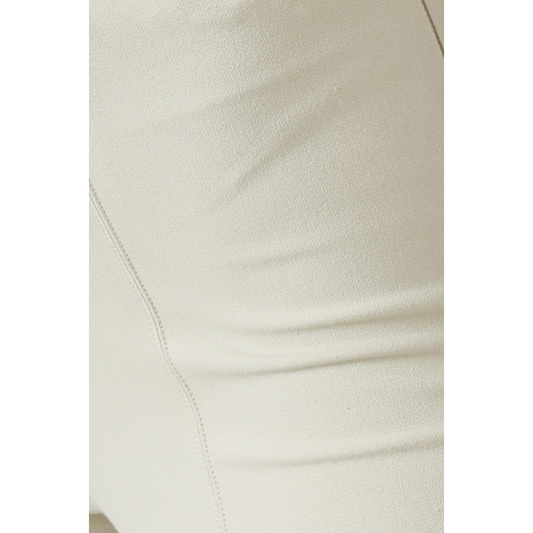 Vince - Stitched Front-seam Leggings in Ponte White