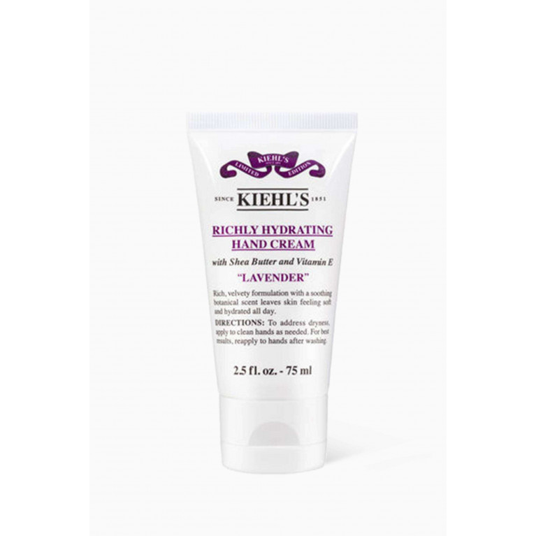 Kiehl's - Richly Hydrating Hand Cream Lavender, 75ml