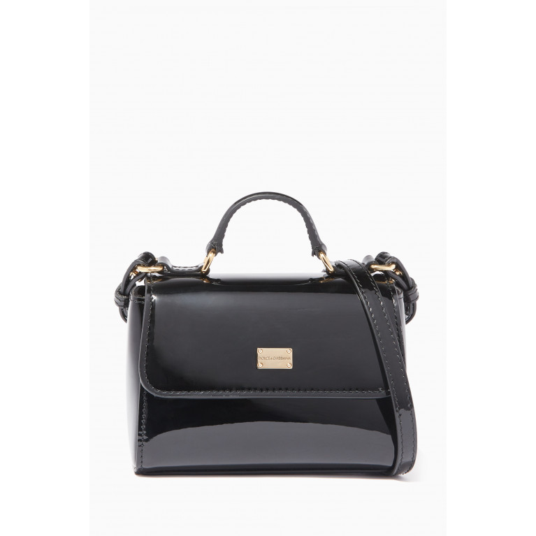 Dolce & Gabbana - Black Patent Leather Handbag