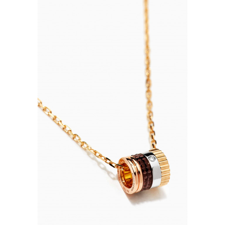 Boucheron - Quatre Classique Mini Ring Pendant with Diamond in 18kt Gold