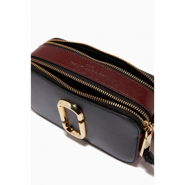 Marc Jacobs - Small Snapshot Camera Bag in Saffiano Leather Black