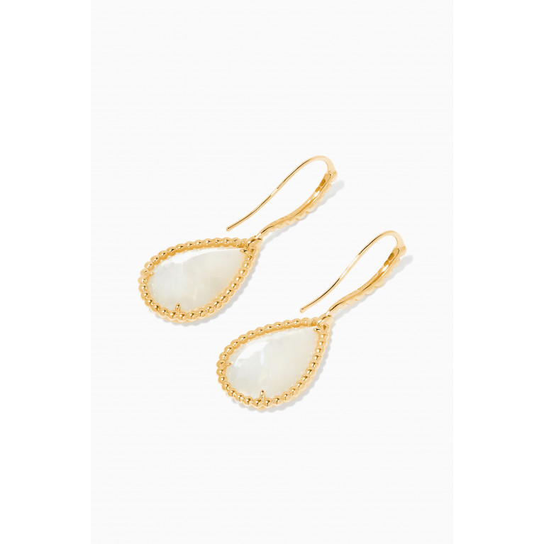 Boucheron - Yellow-Gold Serpent Bohème Sleeper Mother-Of-Pearl Earrings