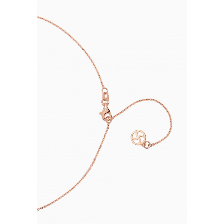 Bee Goddess - Rose-Gold Eyelashes Light Necklace