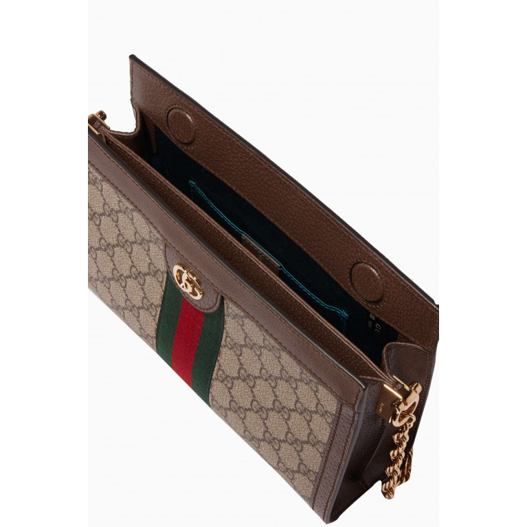 Gucci - Brown Ophidia GG Small Shoulder Bag