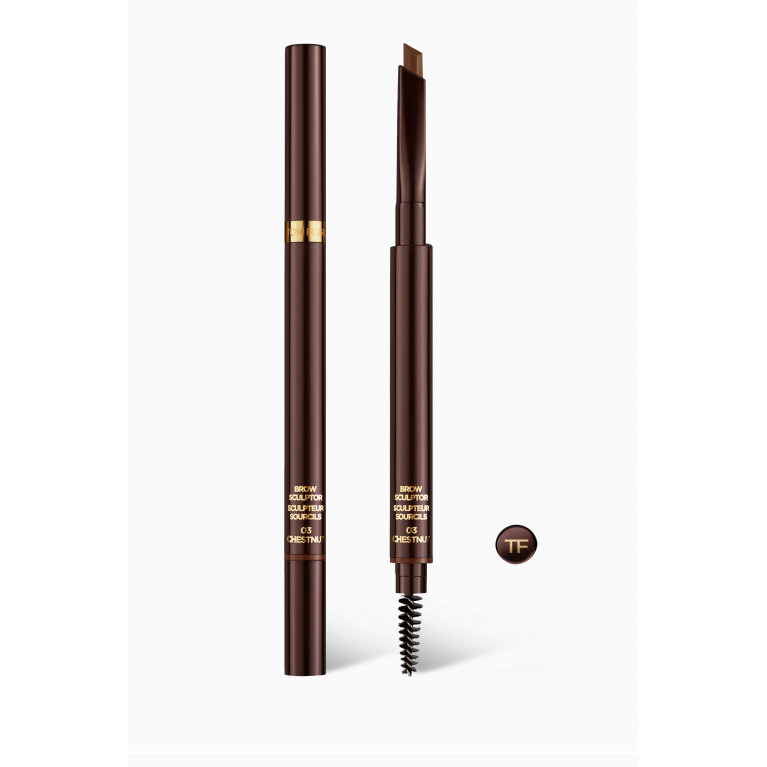 Tom Ford - Brow Sculptor with Refill - Chestnut Brown
