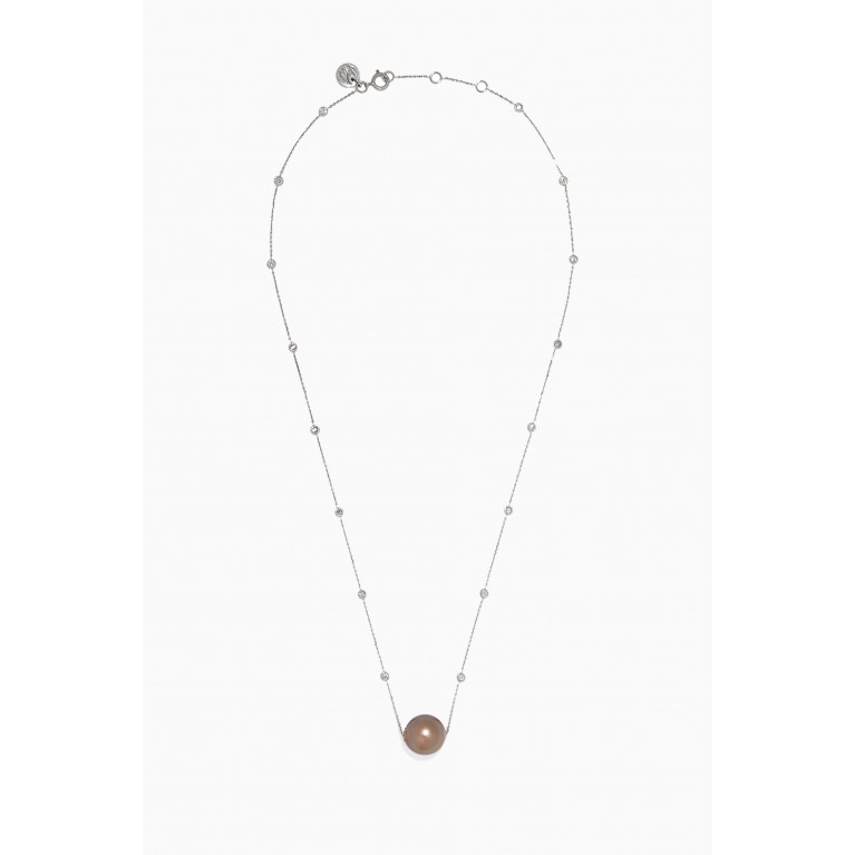 Robert Wan - Pearl & Diamond White Gold Necklace