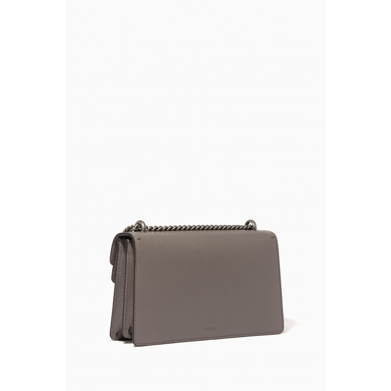 Gucci - Small Dionysus Leather Shoulder Bag Grey