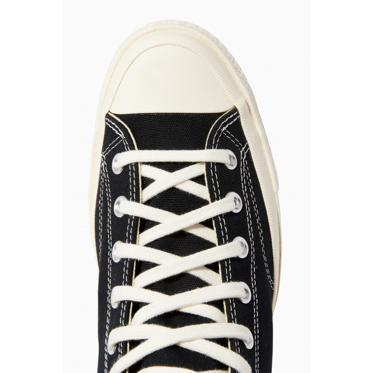 Comme des Garçons - x Converse Chuck 70 High Top Sneakers in Canvas Black