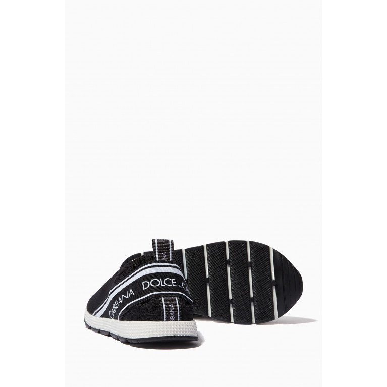 Dolce & Gabbana - Sorrento Slip-on Sneakers in Polyester Black
