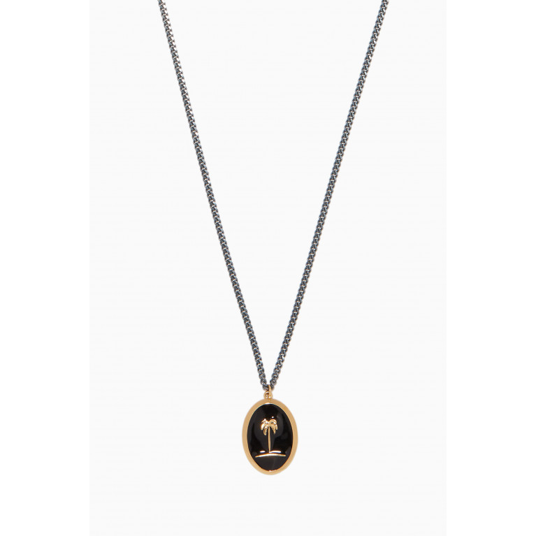 Miansai - Black Palm Tree Pendant Necklace