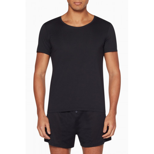 Hanro - Superior Cotton T-Shirt Black
