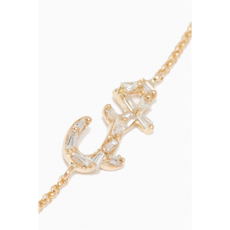 Bil Arabi - Yellow-Gold & Diamond Hobb Bracelet