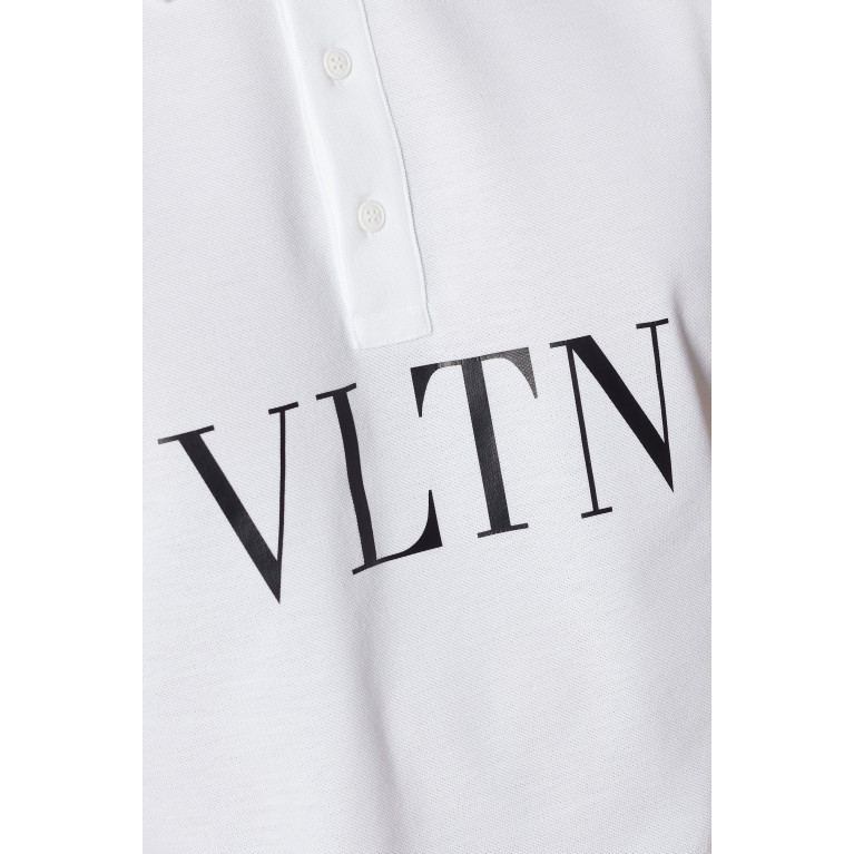Valentino - White VLTN Polo Shirt White