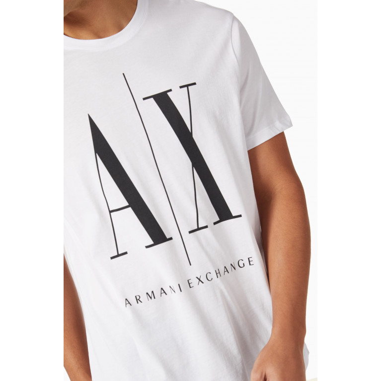 Armani Exchange - Oversized Logo Cotton T-Shirt