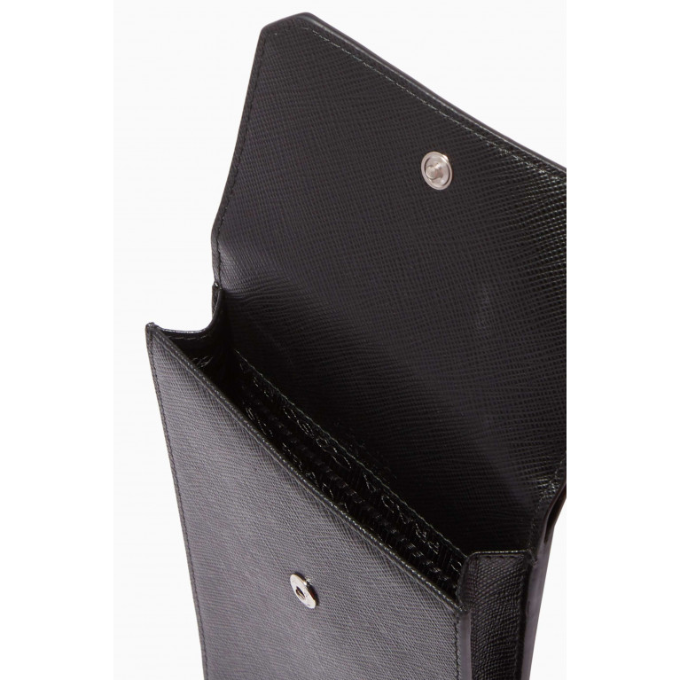 Prada - Black Saffiano Leather Phone Case