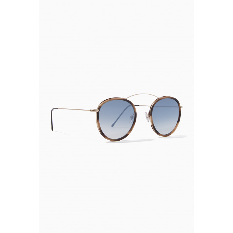 Spektre - Tortoiseshell & Blue Met-Ro2 Sunglasses