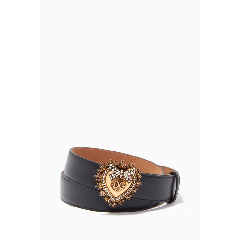 Dolce & Gabbana - Devotion Leather Belt
