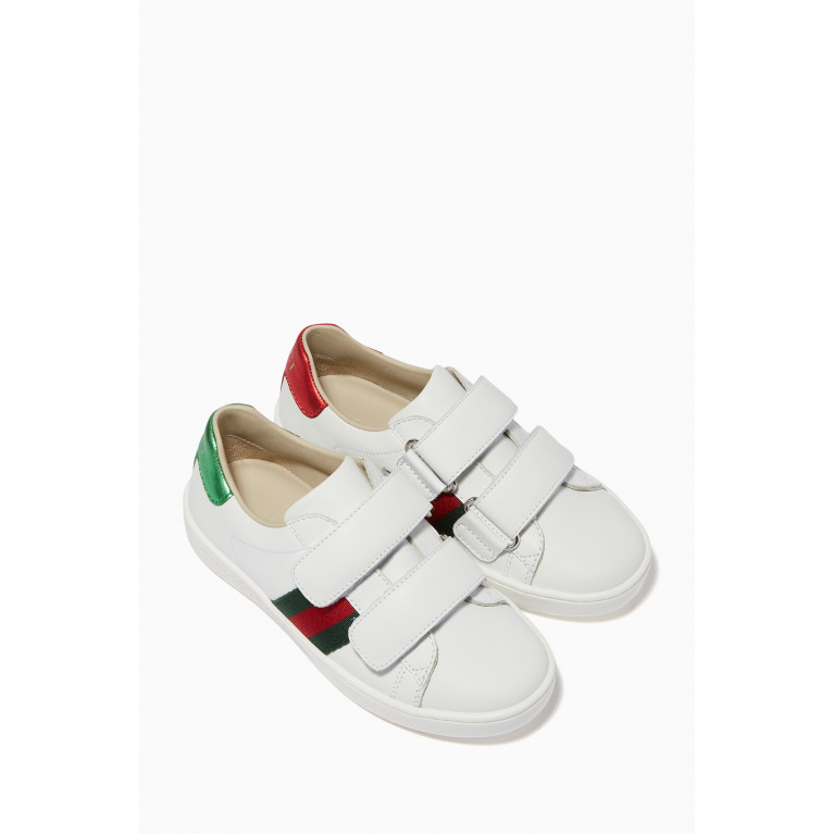 Gucci - White Ace Leather Sneakers