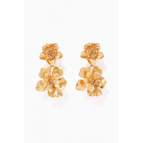 Oscar de la Renta - Floral Drop Earrings