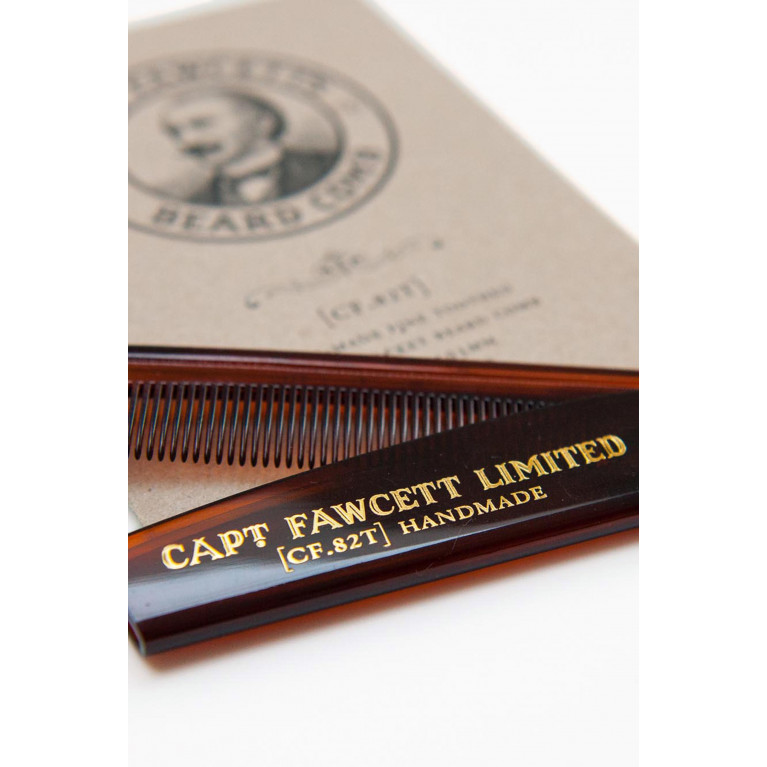 Captain Fawcett - Folding Pocket Beard Comb