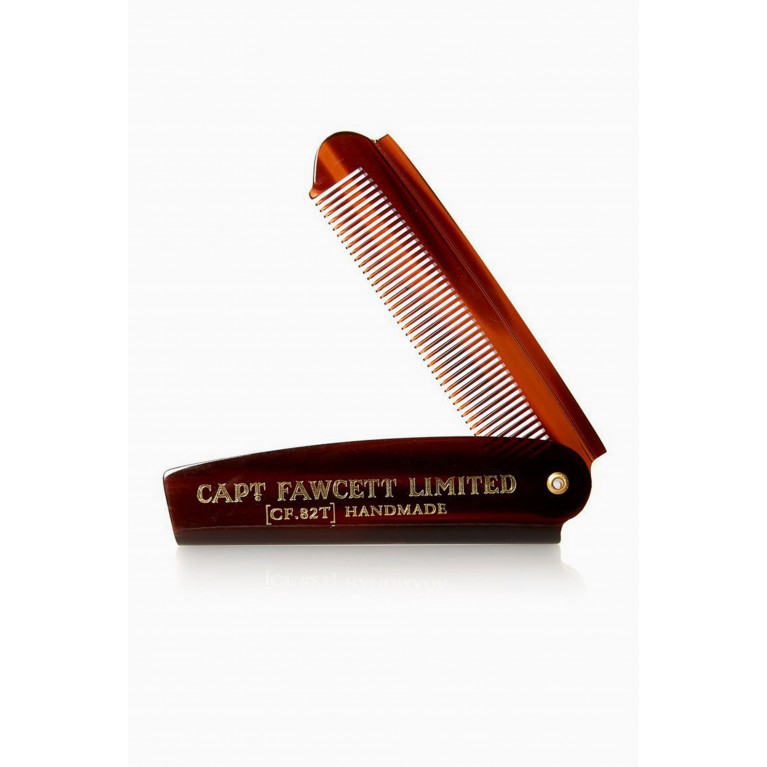Captain Fawcett - Folding Pocket Beard Comb