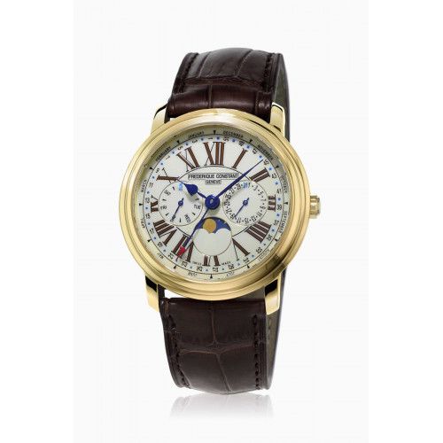 Frédérique Constant - Gold-Plated Classics Moonphase Heartbeat Stainless Steel Watch