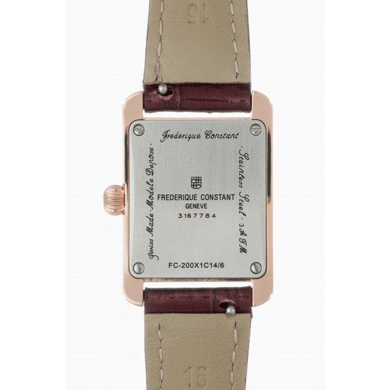 Frédérique Constant - Carrée Leather Watch