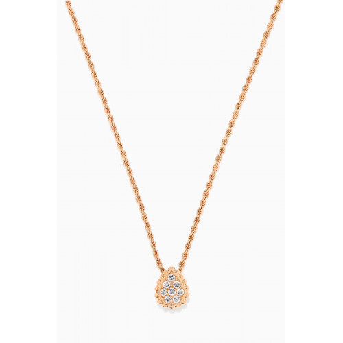 Boucheron - Serpent Bohème XS Motif Diamond Pendant in 18kt Rose Gold