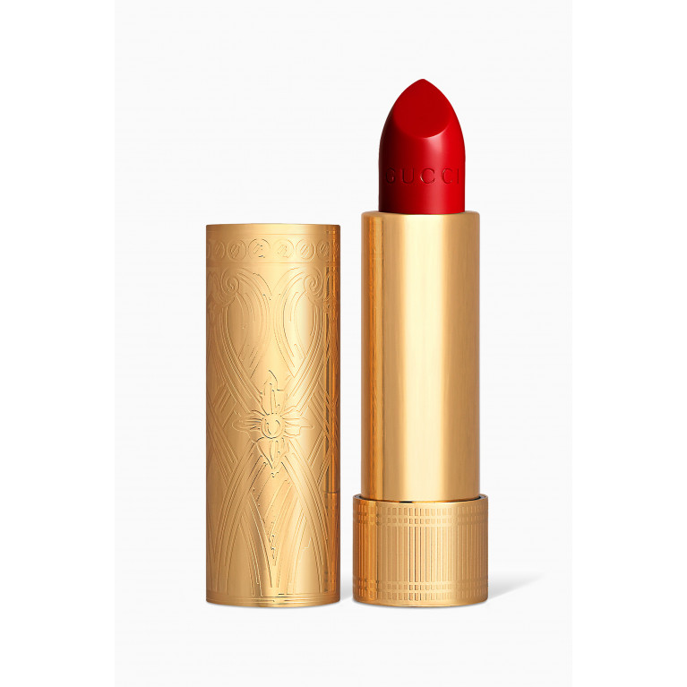 Gucci - 502 Eadie Scarlet Rouge à Lèvres Satin Lipstick, 3.5g