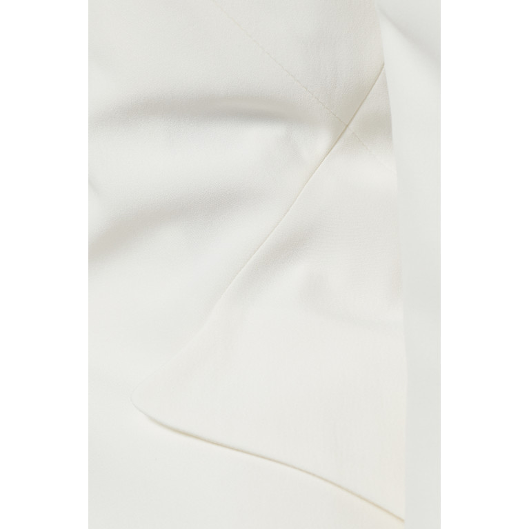 Alexander McQueen - Leaf Crepe Tailored Jacket White