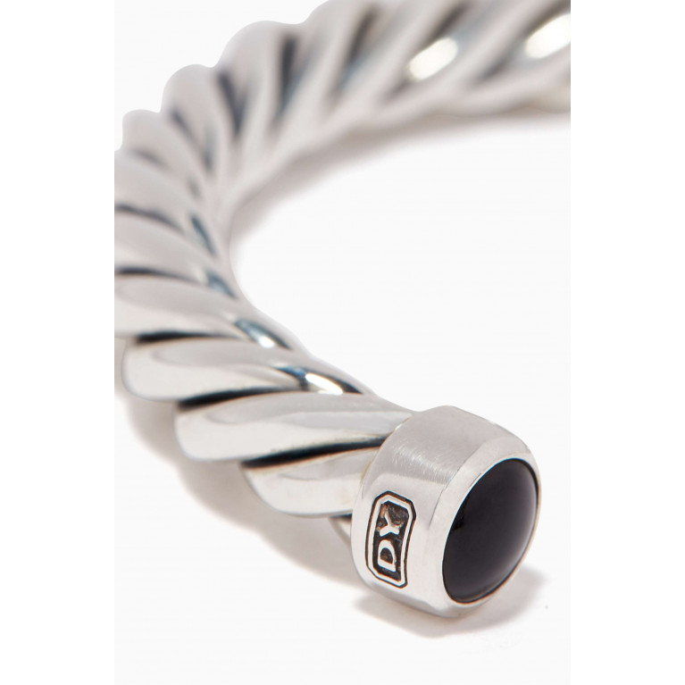 David Yurman - Cable Classic Black Diamonds Cuff Bracelet