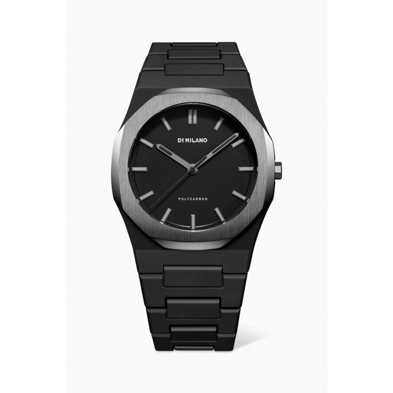 D1 Milano - Polycarbon 40mm Space Grey Watch