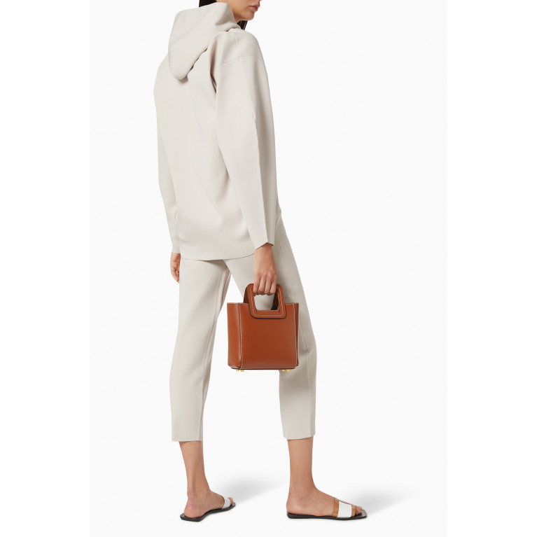 Staud - Mini Shirley Bag in Calf Leather Neutral