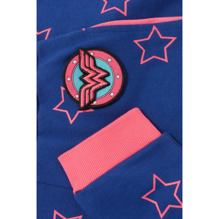 Fabric Flavours - Wonder Woman Star-Print Sweatpants