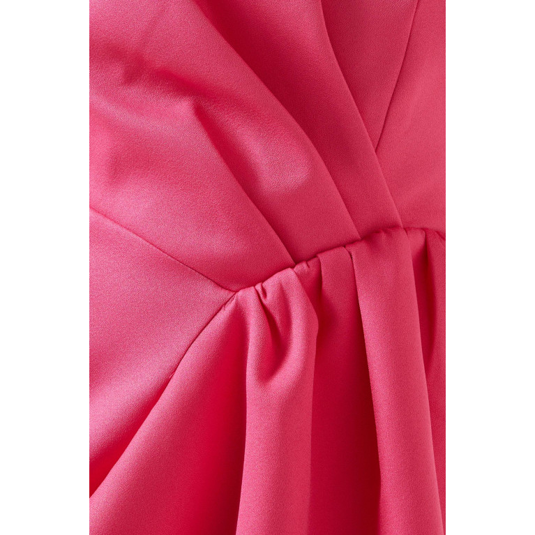 Elliatt - Reception Ruffled Dress Pink