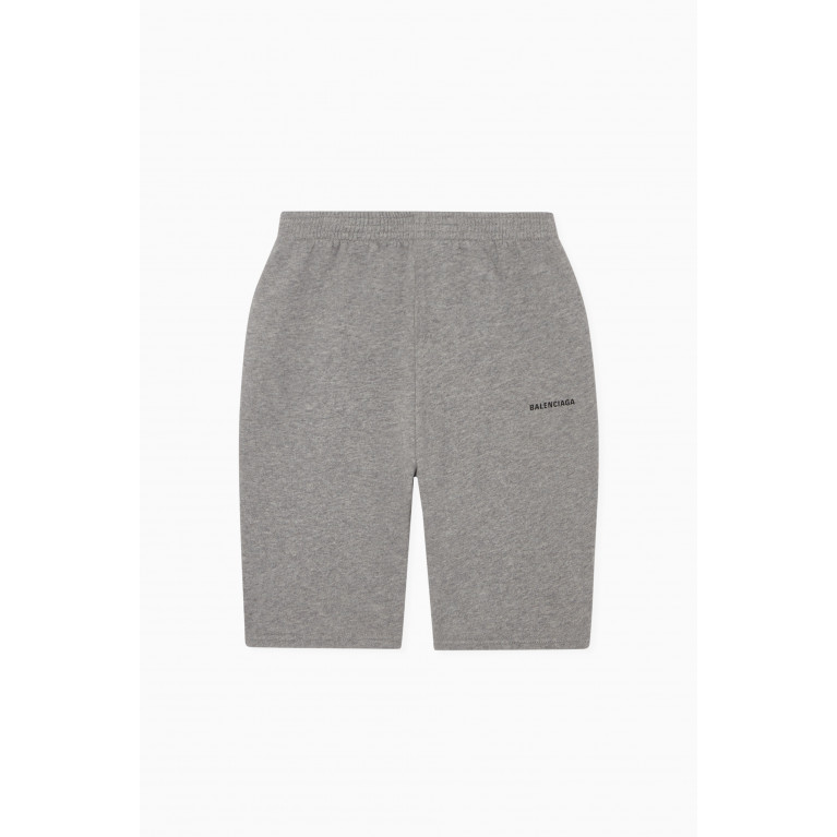 Balenciaga - Logo Jogging Shorts Grey