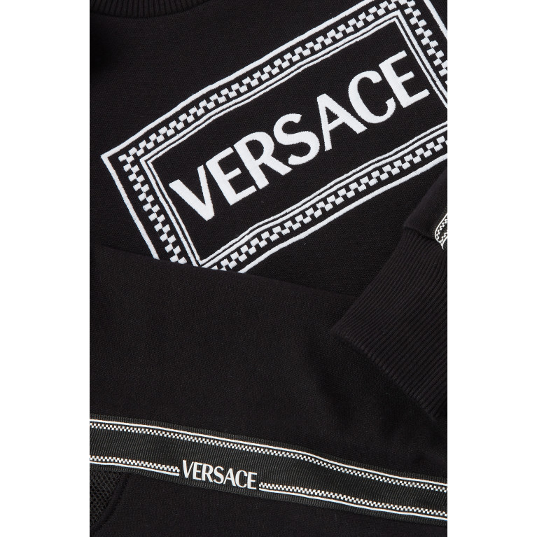 Versace - Logo Print Two Piece Tracksuit