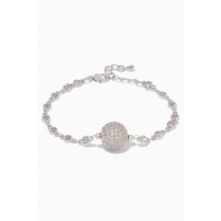 The Jewels Jar - Cubic Zirconia Ball Sparkle Bracelet