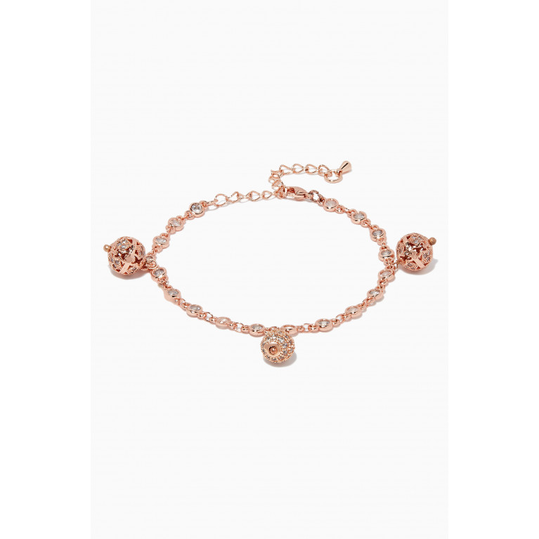 The Jewels Jar - Carved Charm Sparkle Bracelet Anklet
