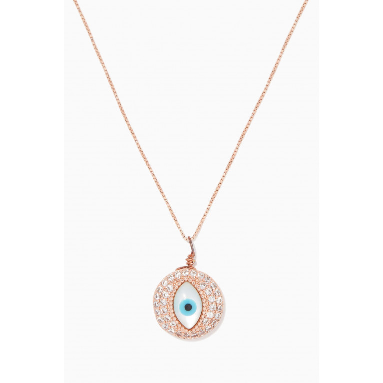 The Jewels Jar - Evil-Eye Pendant Necklace