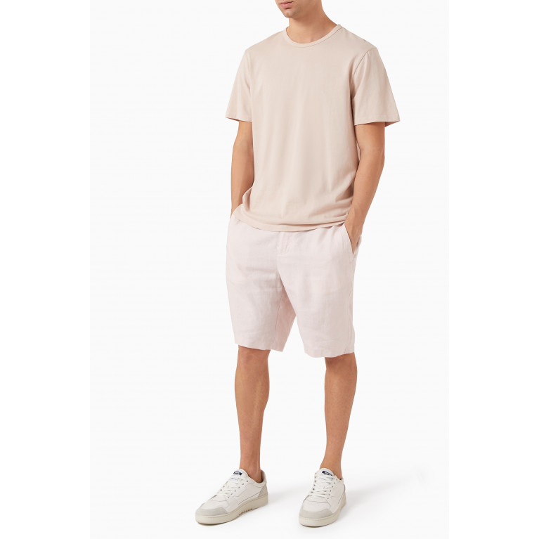 Vince - Garment Dye T-shirt in Jersey Pink